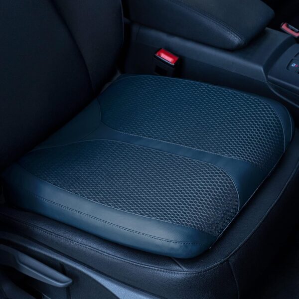 Car Memory Foam Heightening Seat Cushion for Short Drivers,Hip/Tailbone/Lower Back Pain Relief Driving Booster seat for Adults,for Truck,SUV,Office Chair,Wheelchair,etc.(Blue)